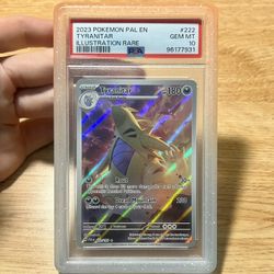 Tyranitar Illustration Rare Psa 10 