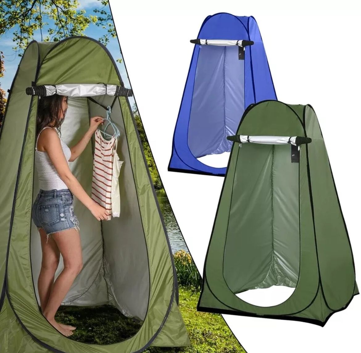 Portable Outdoor Instant Pop Up Tent Privacy Camping Shower Toilet Changing Room