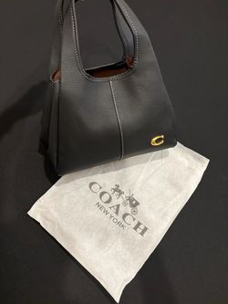 Mini black coach bag