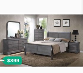 💥Bedroom Furniture Blowout Sale!💥 Brand New 5PC Queen Size Bedroom Set! $50 Down Takes It Home Today!