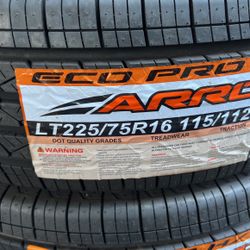 LT 225/75/16 Arroyo Tires Cargo Tires