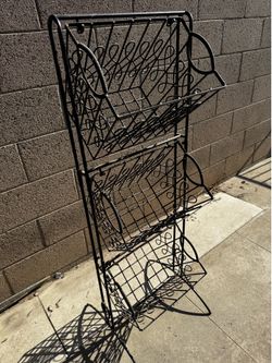 Metal 3 tier fruit basket