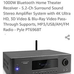 1000W Bluetooth Home Theater Receiver