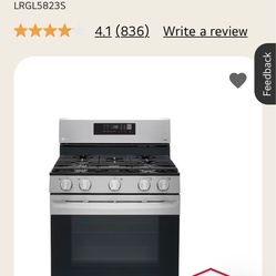 LG gas stove