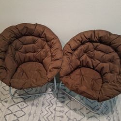 Folding Saucer (Moon) Chairs- 37" Round