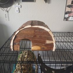 Wooden Hut For A Small Pet