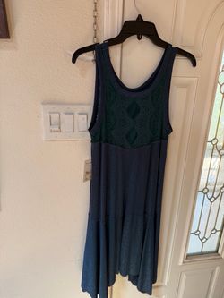 Free People Forest Green Dress Size M