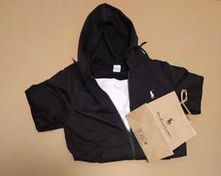 Polo Ralph Lauren Black Zip-Up Hoodie