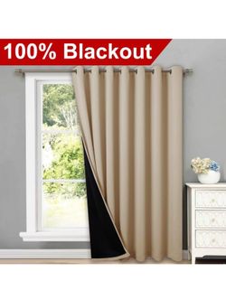 NICETOWN Thermal Insulated 100% Blackout Curtains