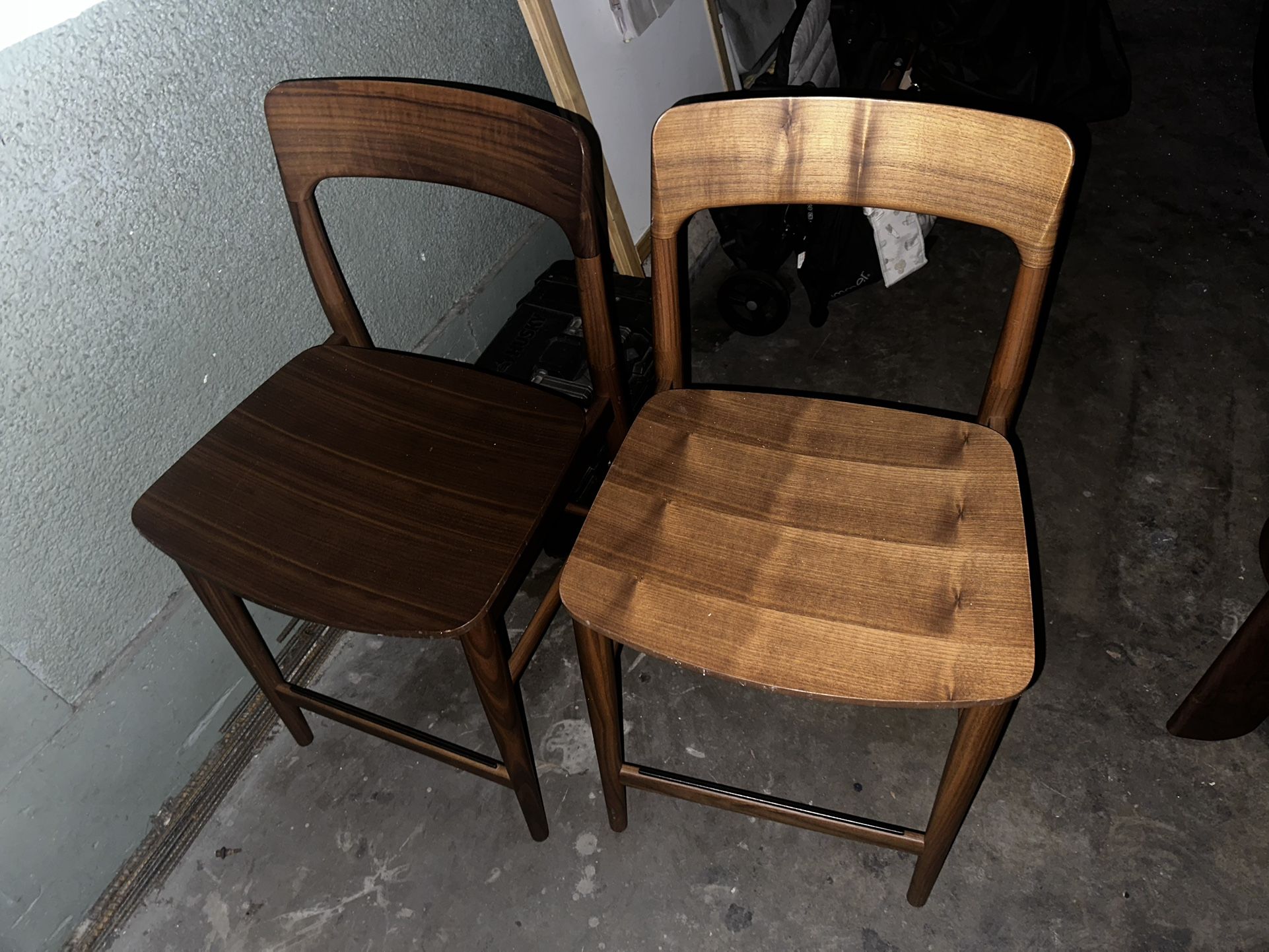 2 Wooden Chairs