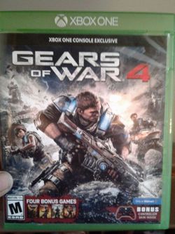 Gears 4 Xbox one perfect condition plus gears 1,2,3 and judgement