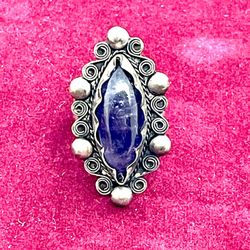 Sterling Mexico Amethyst Ring 