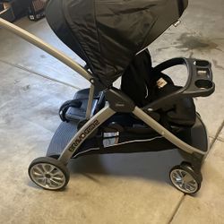 Chicco BravoFor2 Standing/Sitting Double Stroller -Black