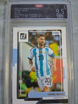 2022 panini Lionel messi graded 9.5