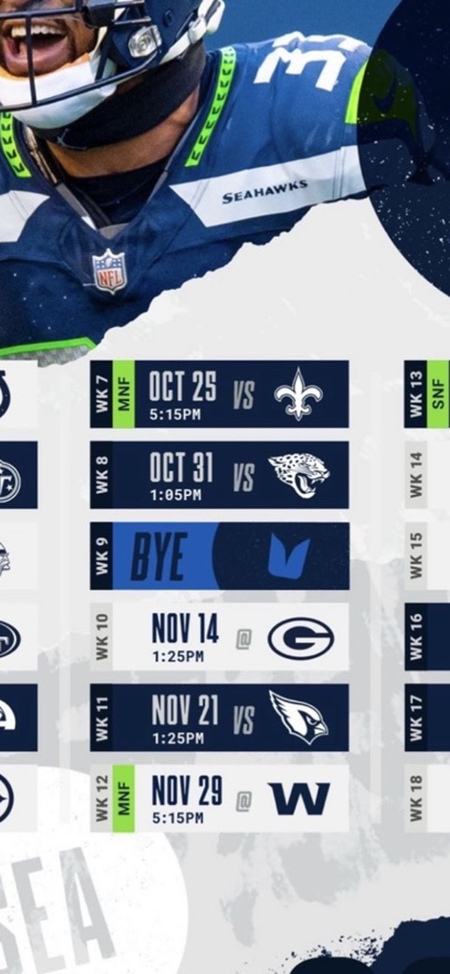 Multiple Seahawks Games Available