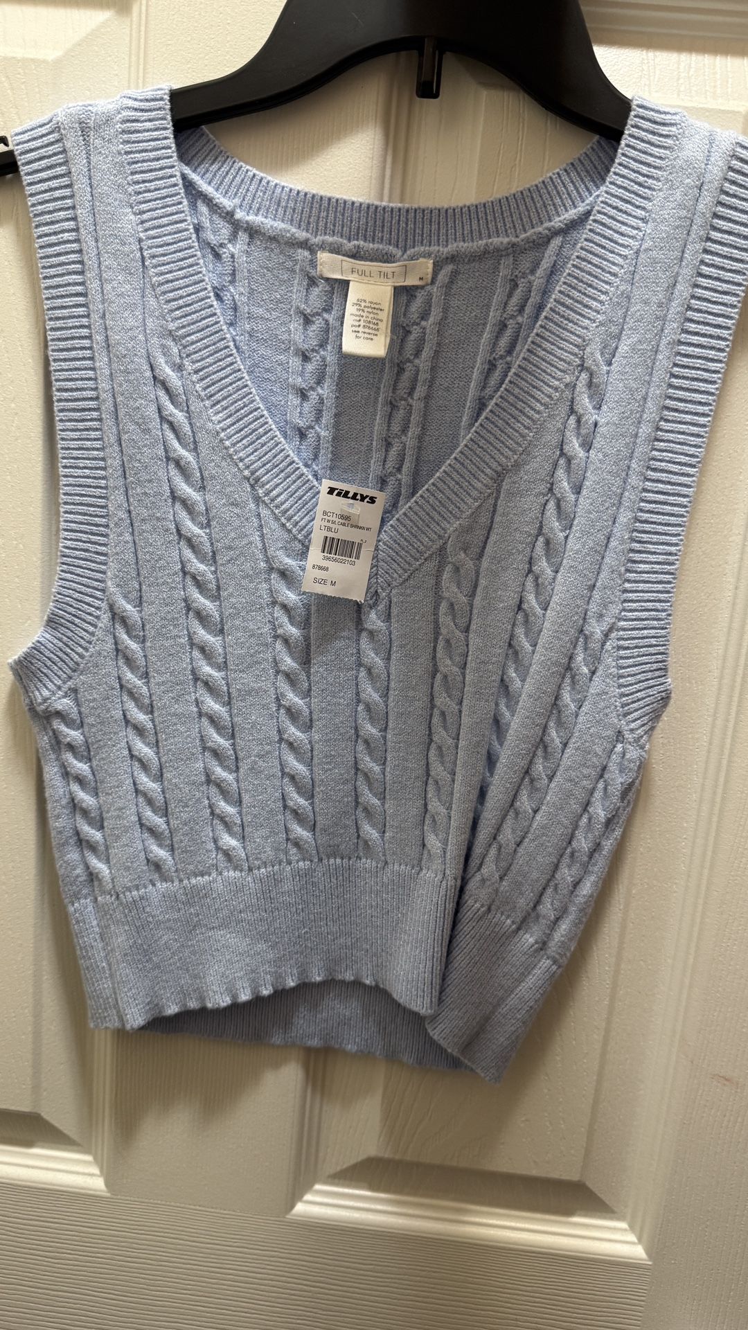Baby Blue Knitted Vest