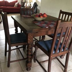 Antique Table And Chairs