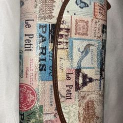 Parisian Print Women’s Clutch
