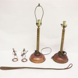 Vintage Copper & Brass Lamps