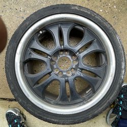 18 inch Black Rims & Tires 