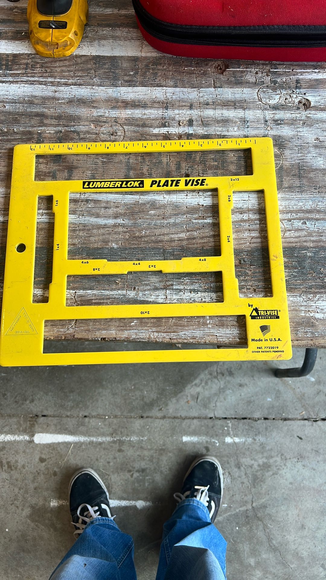 Lumber lok Plate Vise
