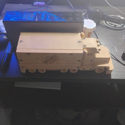 home Depot wooden truck