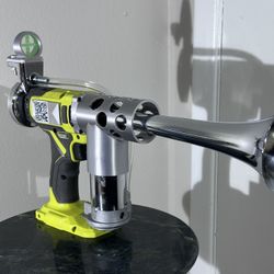 Chrome Silver Custom Airhorn Gun