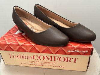 Piccadilly Fashion Comfort Brown Pump Heels