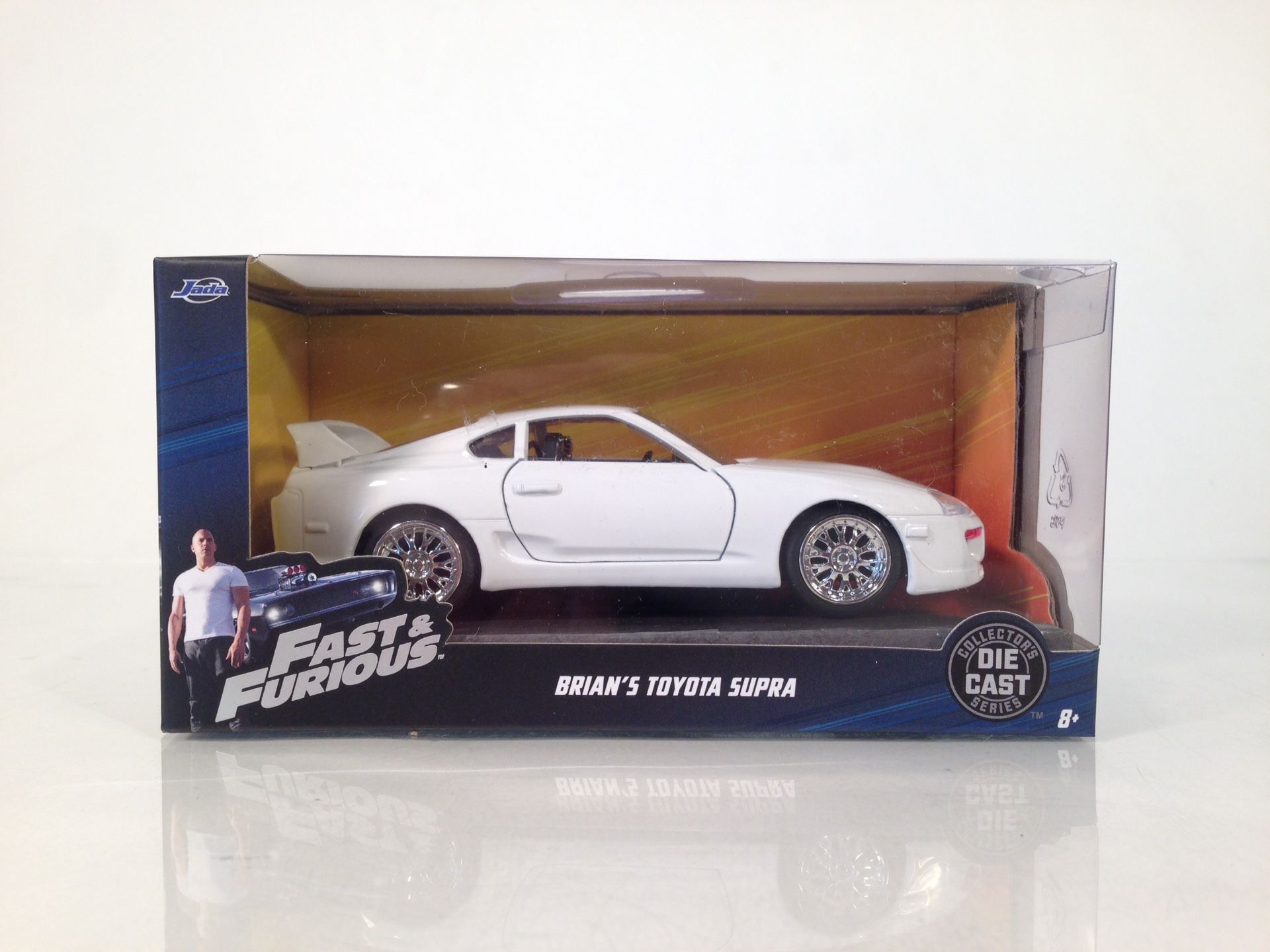 Jada Toys Fast And Furious Die Cast Collectors Series 1:32 Scale Brian's Toyota Supra • Mint