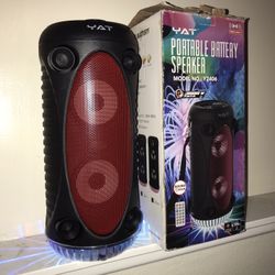 Portable Music Player - Double 4” Woofer 