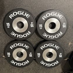 Rogue 15lb dumbbell bumpers