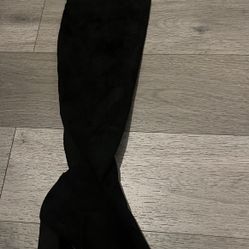 Black Thigh High Boots 