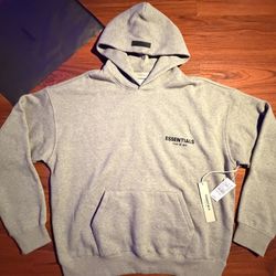 Dark Oatmeal Essential Hoodie (L)
