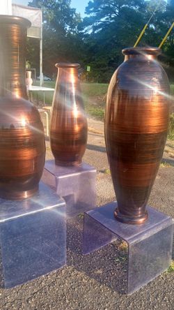 New 3pc floor vases
