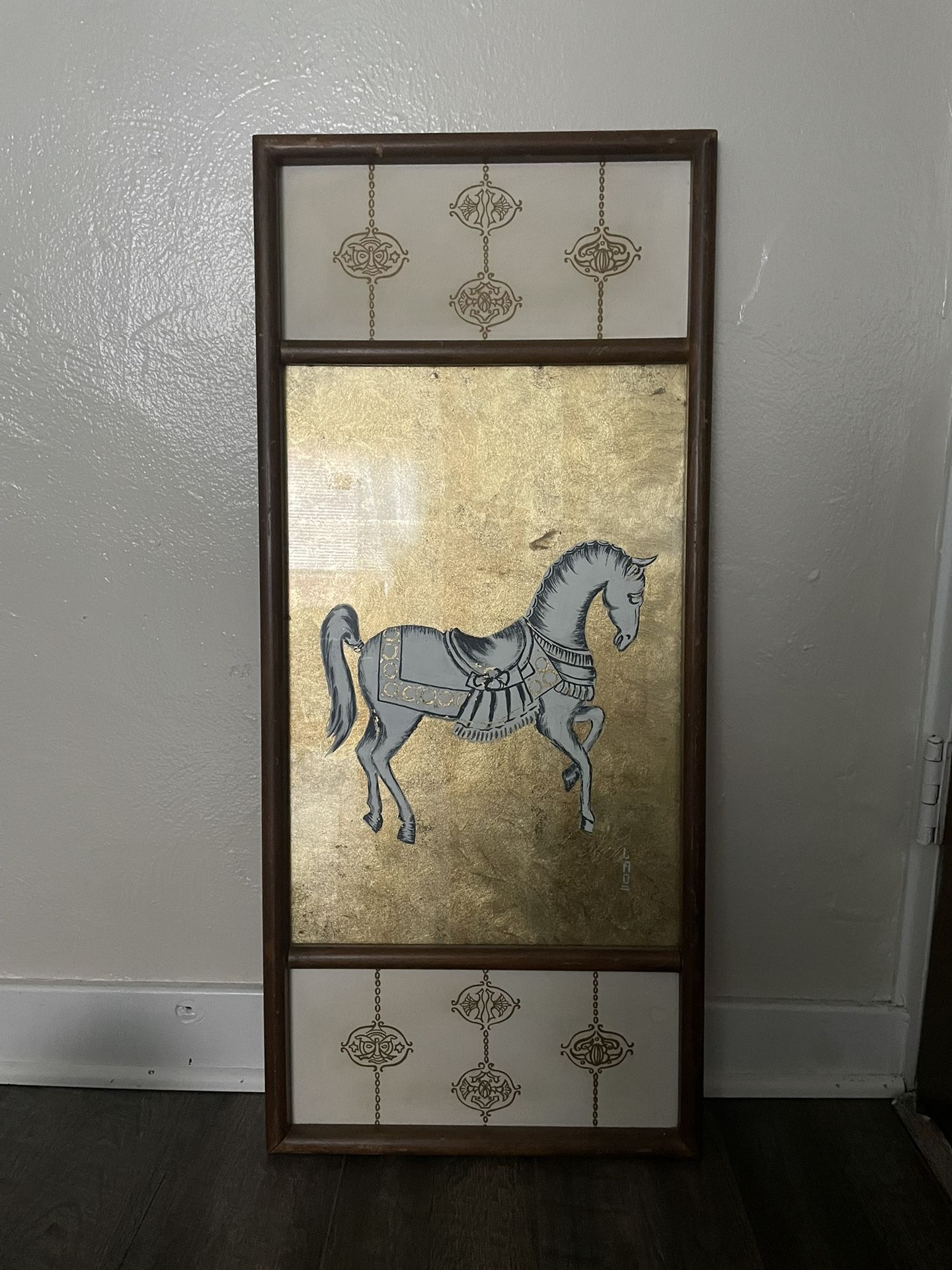 Vintage Horse Painting 