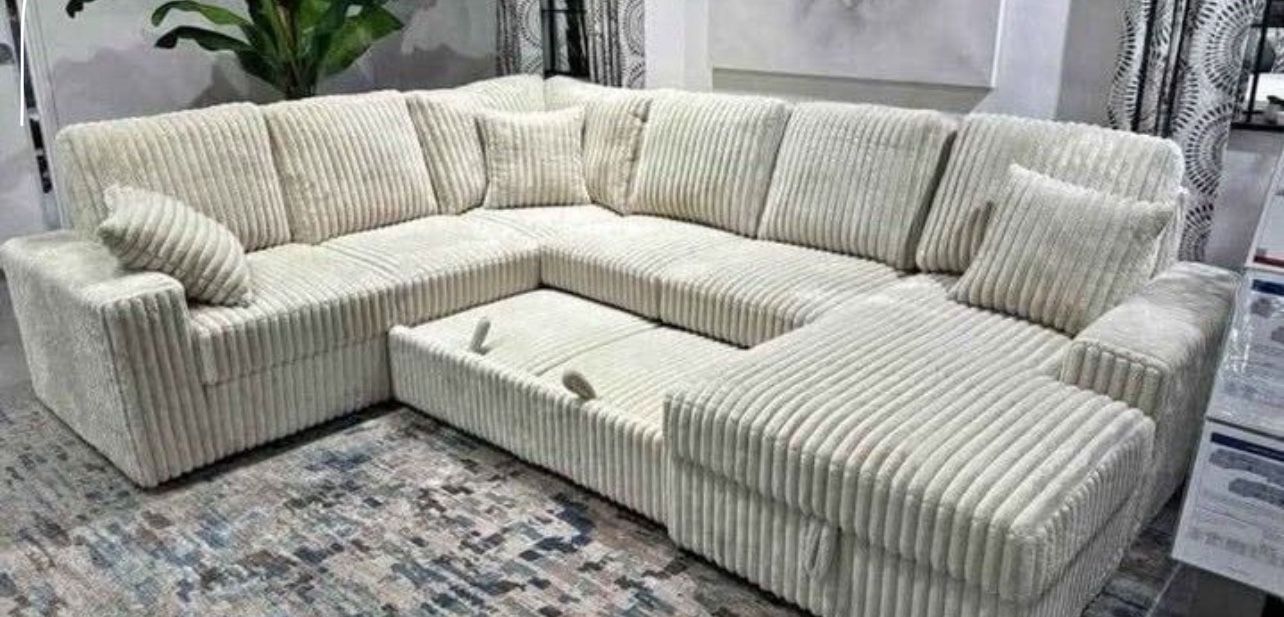 New Sectional Sleeper In Box 📦 Buy Now Pay Later $39 Down 