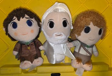 Lord of the Rings Plush Toys - Gandalf, Sam and Frodo