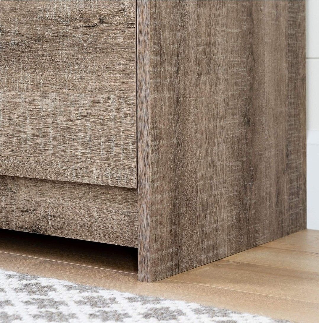 5 Drawer Weathered Cabinet, Storage for Bedroom