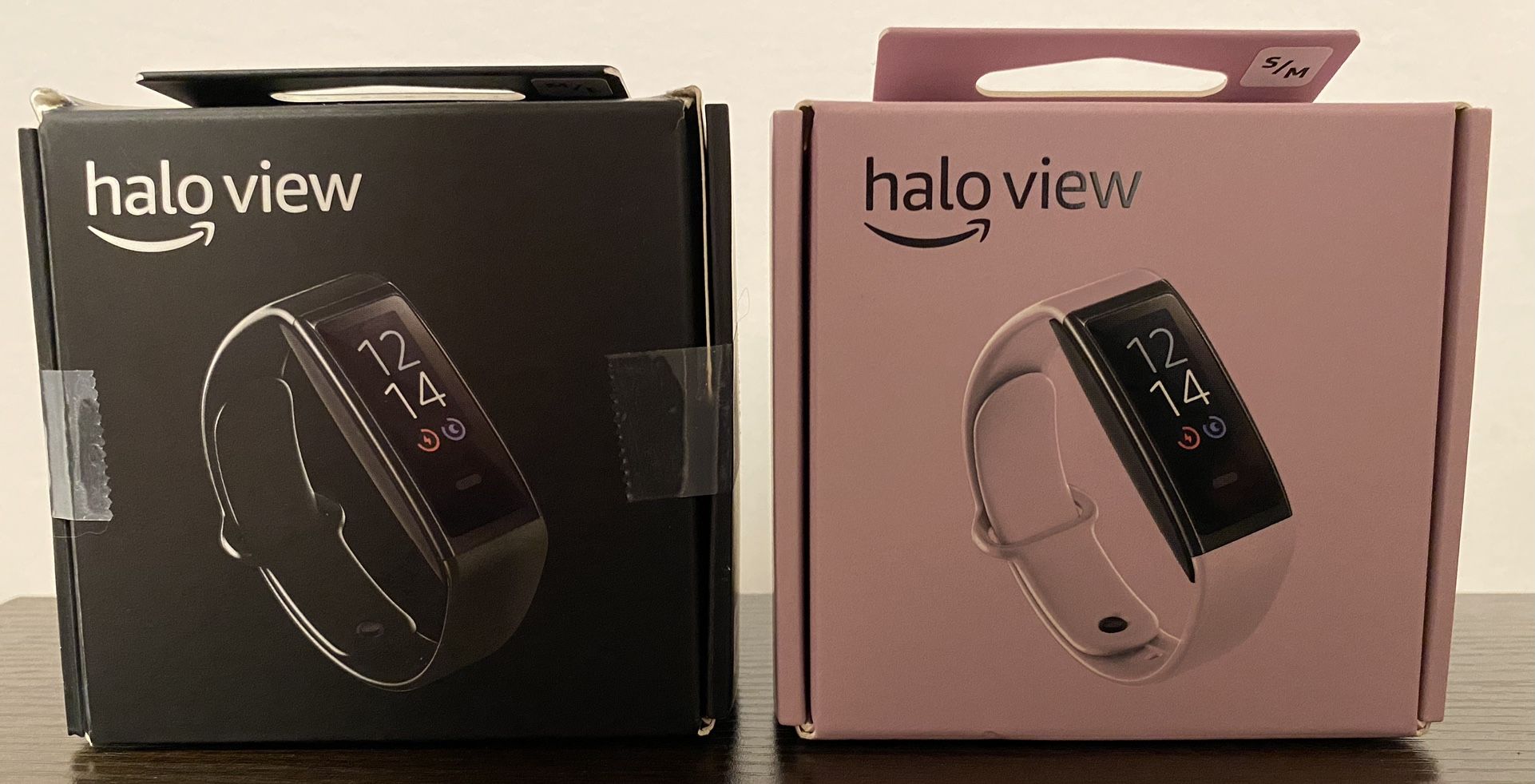 Amazon Halo View Fitness Tracker (Qty 2) 1 Black, 1 Lavender