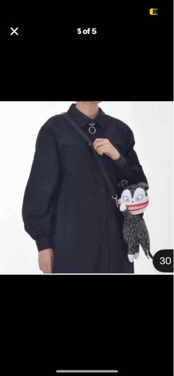 New vampire teddy from the nightmare before Christmas plush side bag from Tokyo Disney