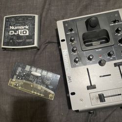 Varias Cosas De Dj Cables Luces Mixer Bocinas