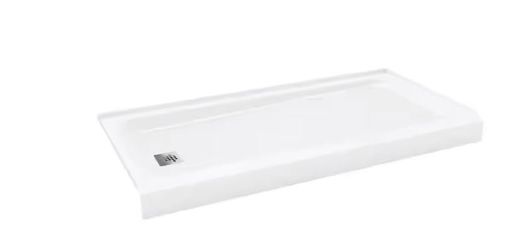 60 in. L x 32 in. W Alcove Shower Pan Base