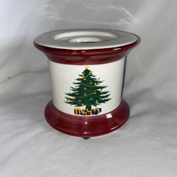Ceramic Taper Votive Pillar Candle Holder Christmas Tree Presents Home Decor