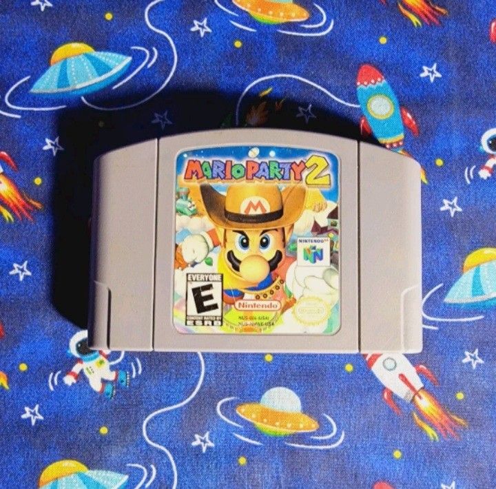 Mario Party 2 Nintendo 64 N64 Authentic Tested Saves Polished Pins
