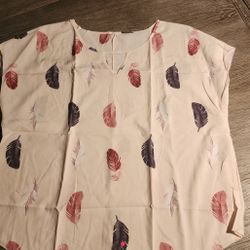 Women's Dress Up Shirt 1XL 