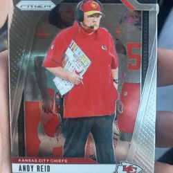 Andy Reid Panini Prizm NFL card