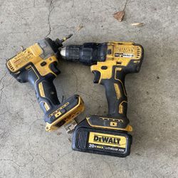 FOR SALE DEWALT DRILL AND IMPACT 