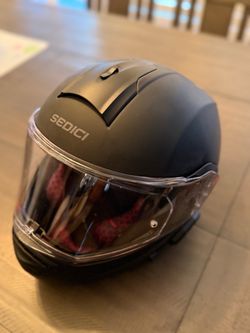 Sedici Strada II Women’s Full-Face Motorcycle Helmet – Medium – Matte Black