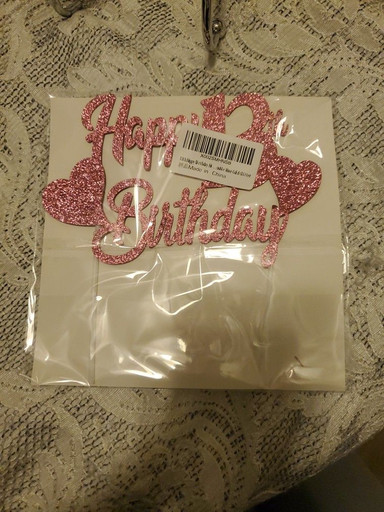 13th Birthday Cake Topper