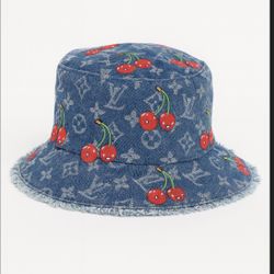 Louis Vuitton x Murakami Takashi Cherry Bucket Hat OS Used